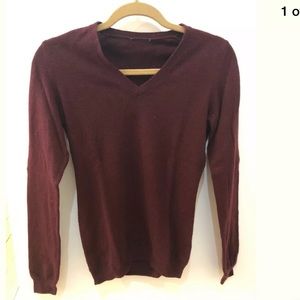 Uniqlo Cashmere V-neck Sweater Sz XS